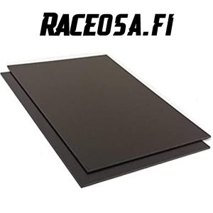 RRS ABS-MUOVILEVY 300X50CM 2mm Musta
